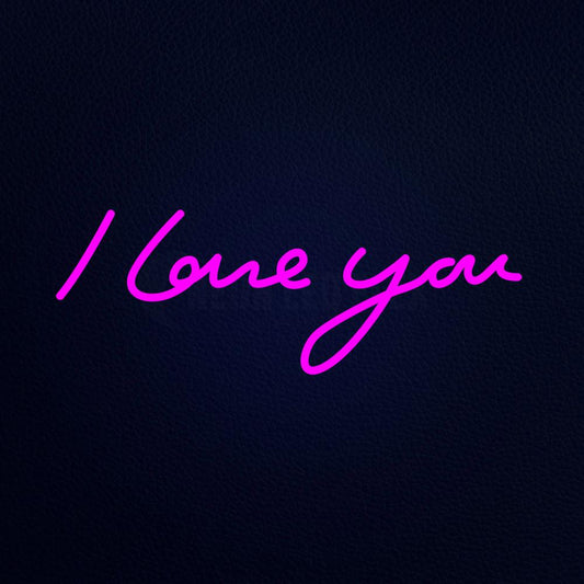 I Love You Neon Flex Sign