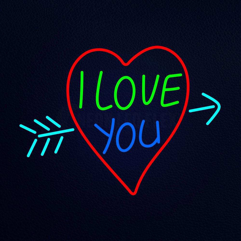 I Love You Neon Flex Sign