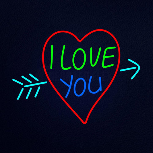 I Love You Neon Flex Sign