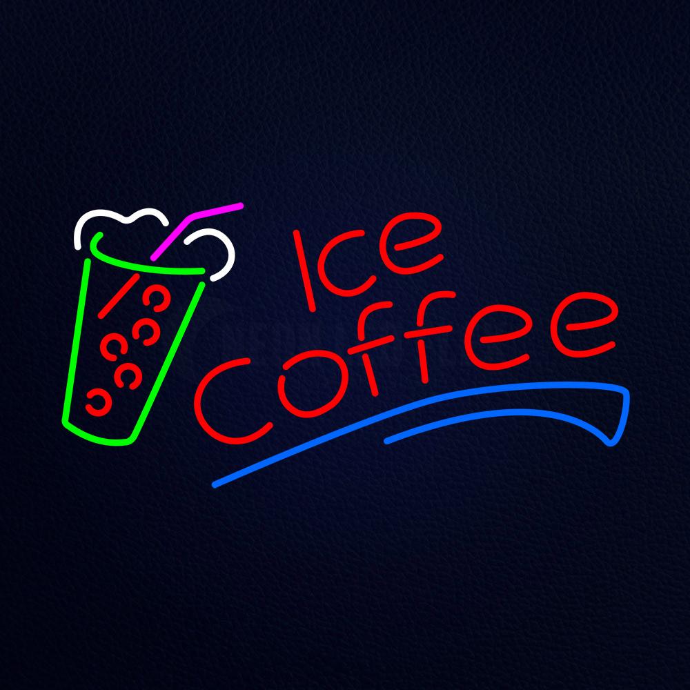 Ice Coffee Deit Catering Cafe Neon Flex Sign