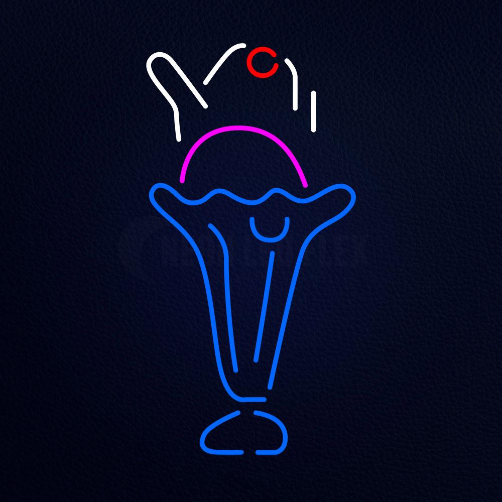 Ice Cream Cup Neon Flex Sign