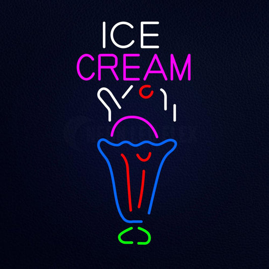 Ice Cream Cup Neon Flex Sign