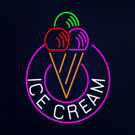 Ice Cream Neon Flex Sign