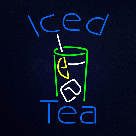 Iced Tea Catering Neon Flex Sign