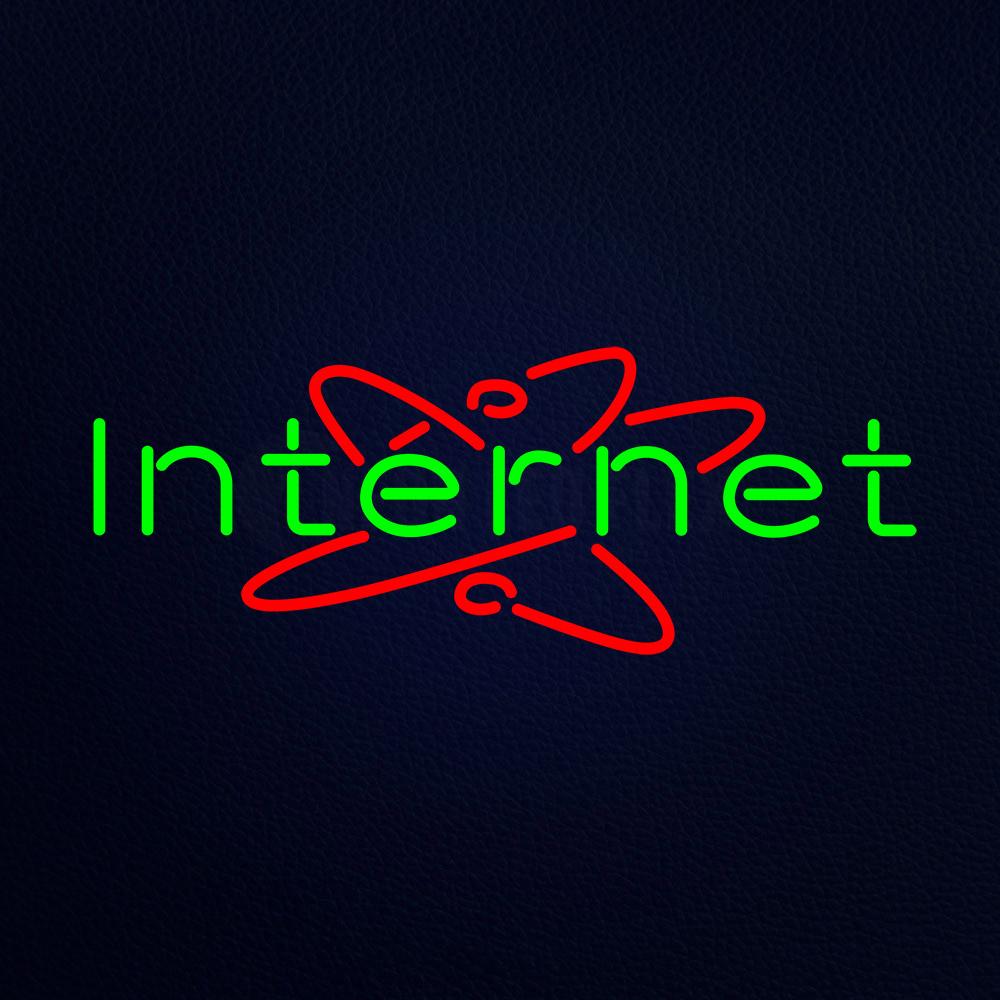 Internet Logo Neon Flex Sign