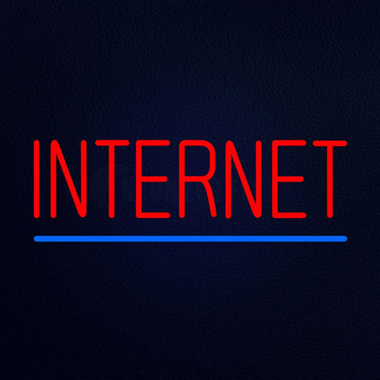 Internet Neon Flex Sign