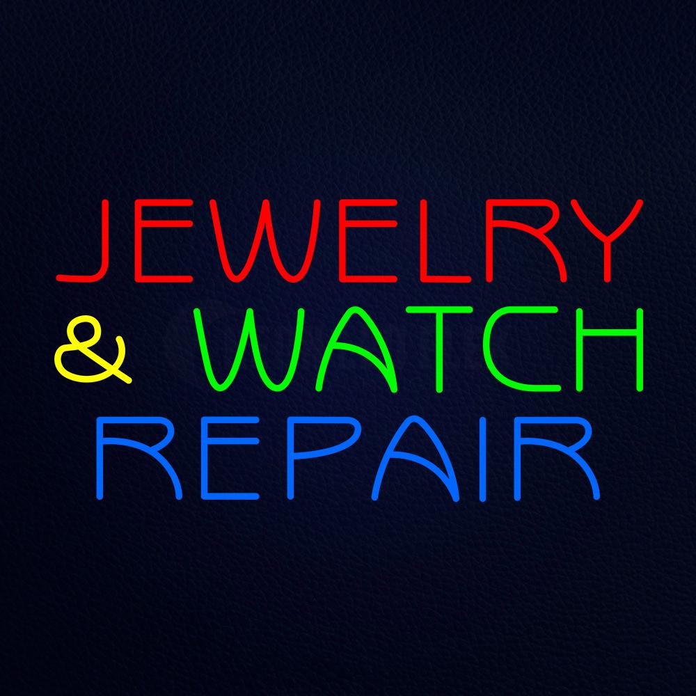 Jewelry and Watch Repair Neon Flex Sign