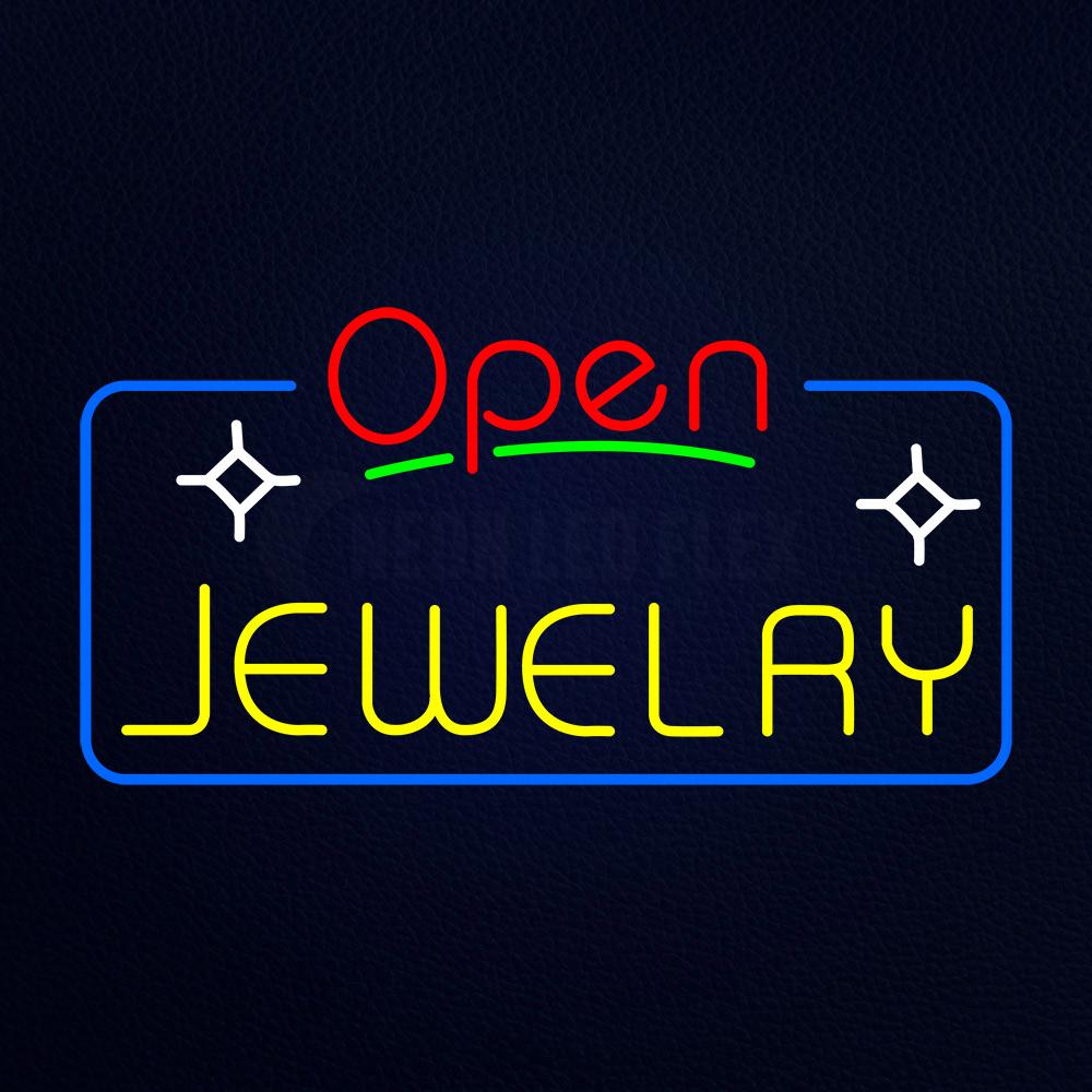 Jewelry Open Red Neon Flex Sign