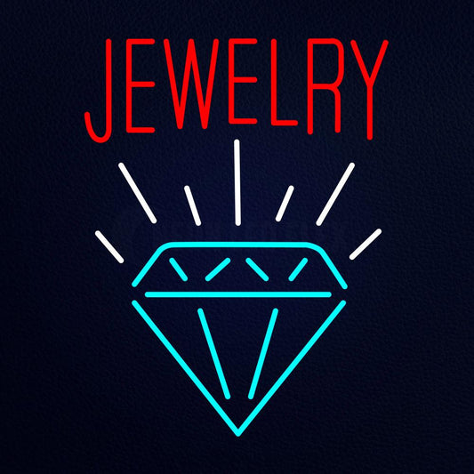 Jewelry Repair Logo Neon Flex Sign