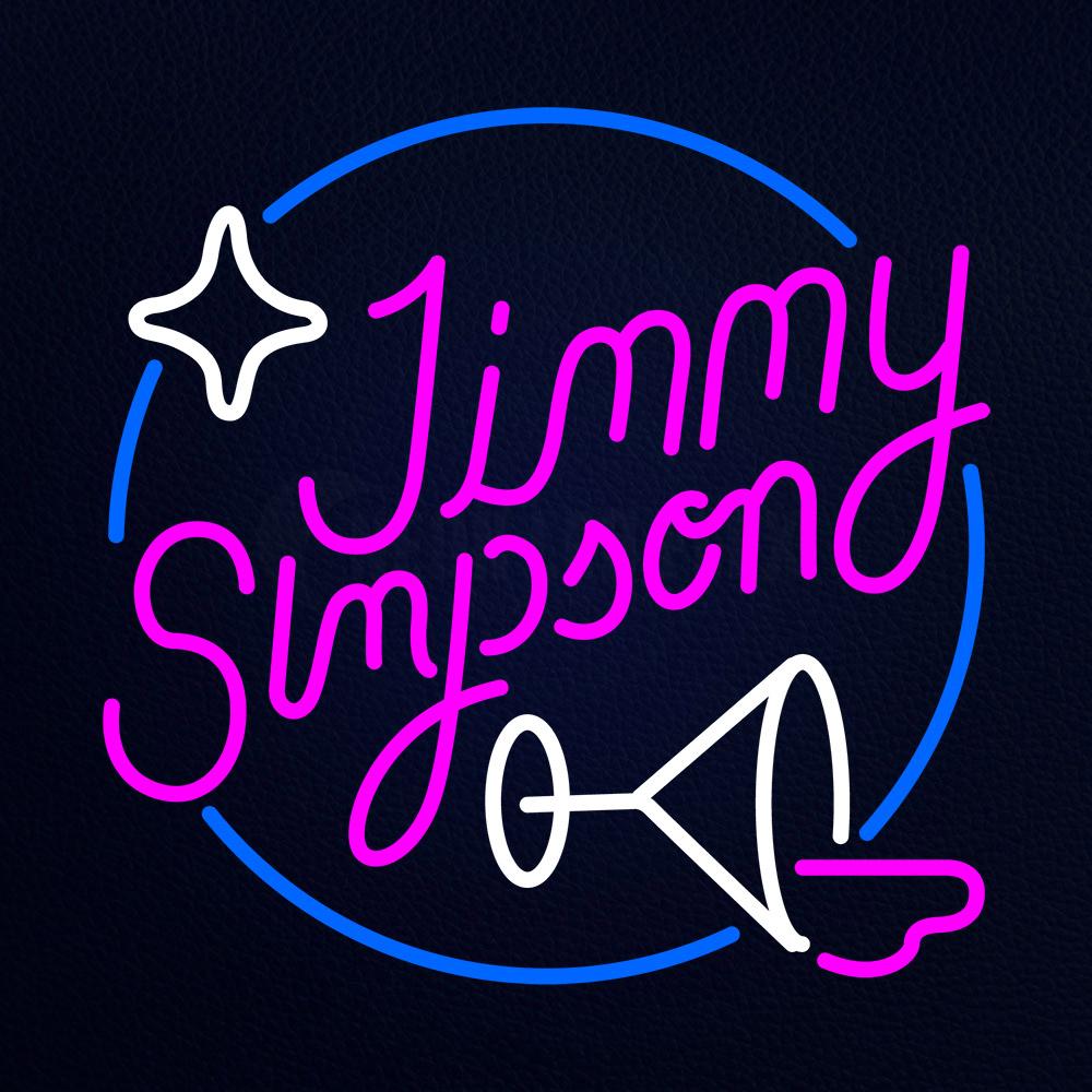 Jimmy Simpson Neon Flex Sign