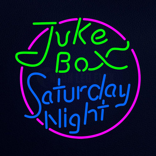 Juke Box Saturday Night Neon Flex Sign