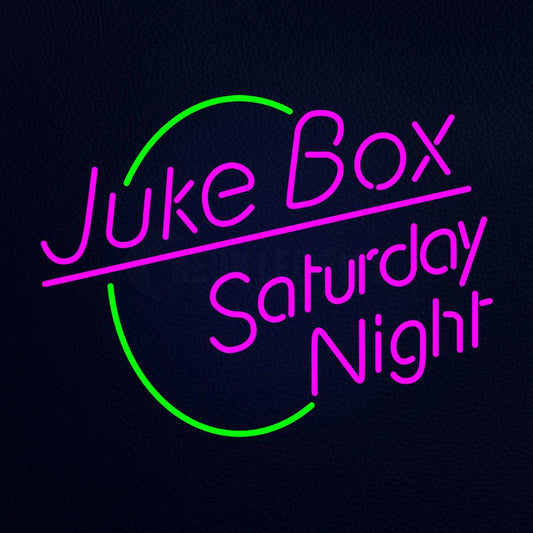 Juke Box Saturday Night Neon Flex Sign