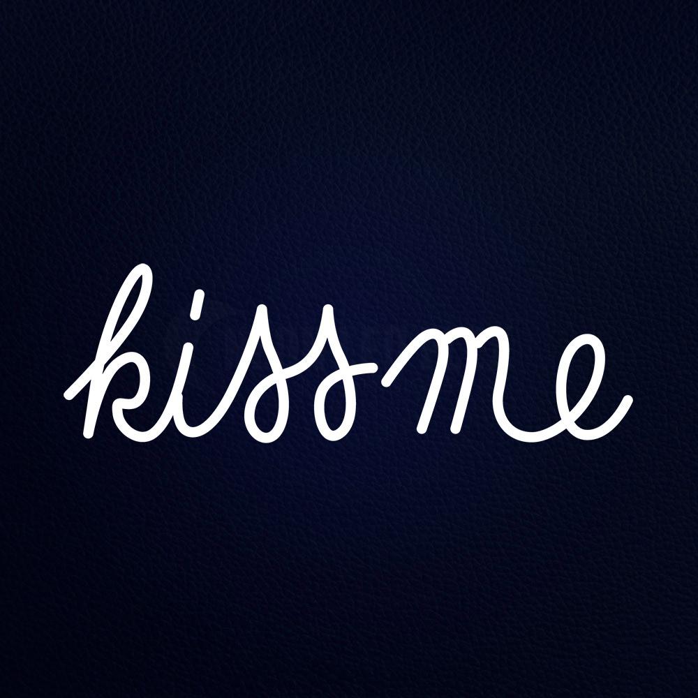 Kiss Me Neon Flex Sign