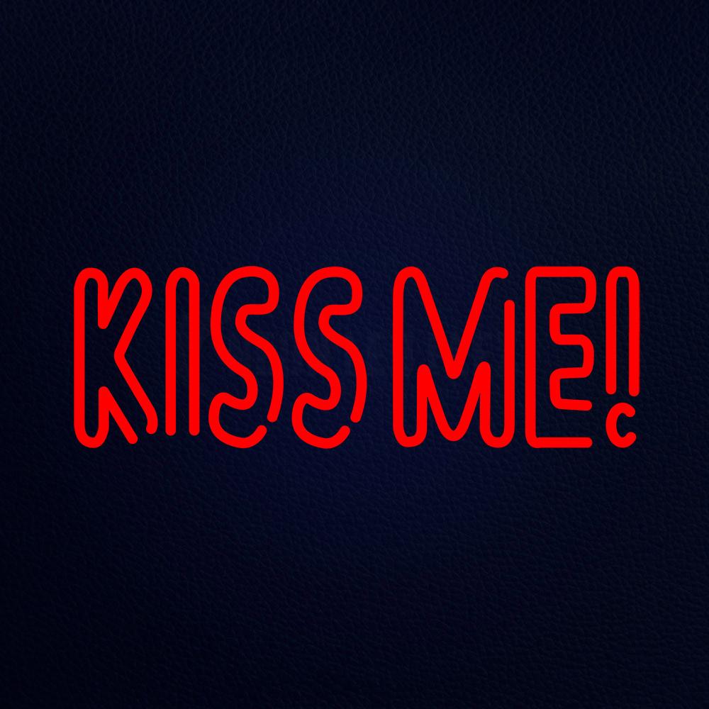 Kiss Me Neon Flex Sign