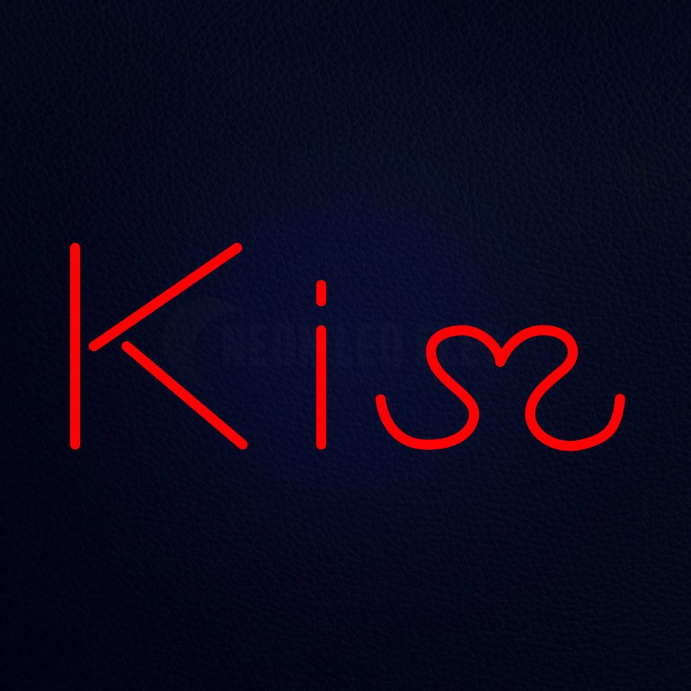 Kiss Neon Flex Sign