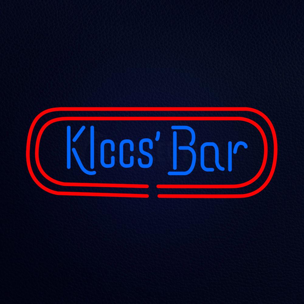 Kloos Bar Logo Neon Flex Sign