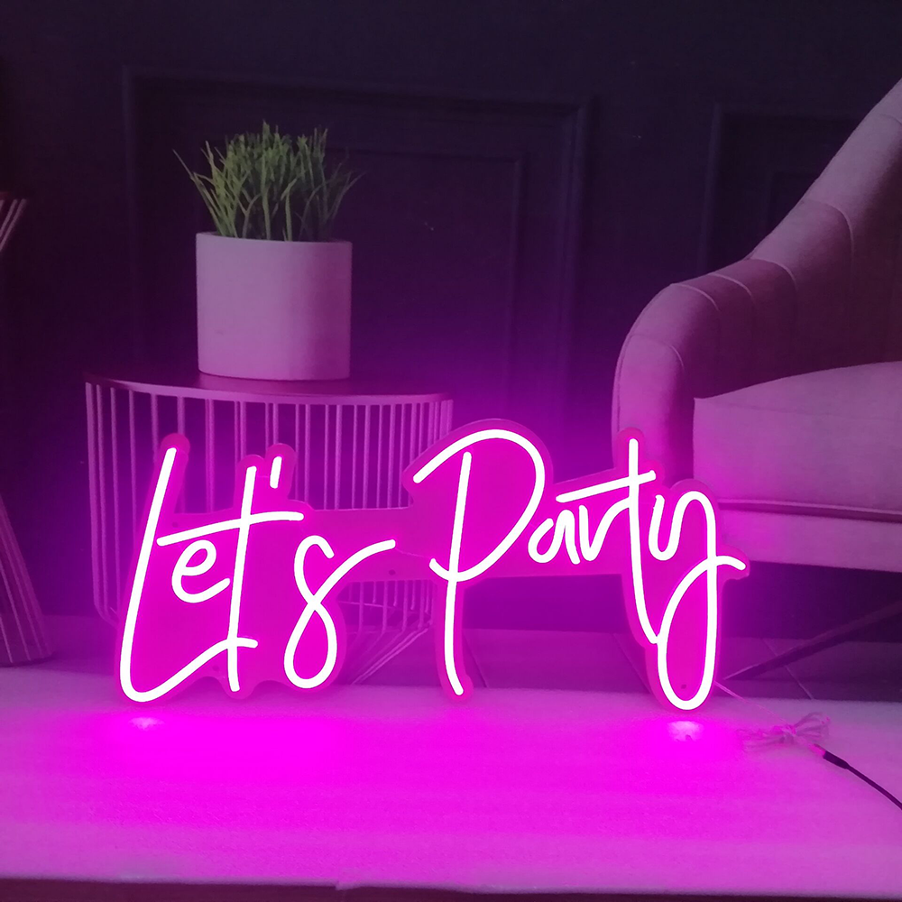 Lets Party Neon Sign