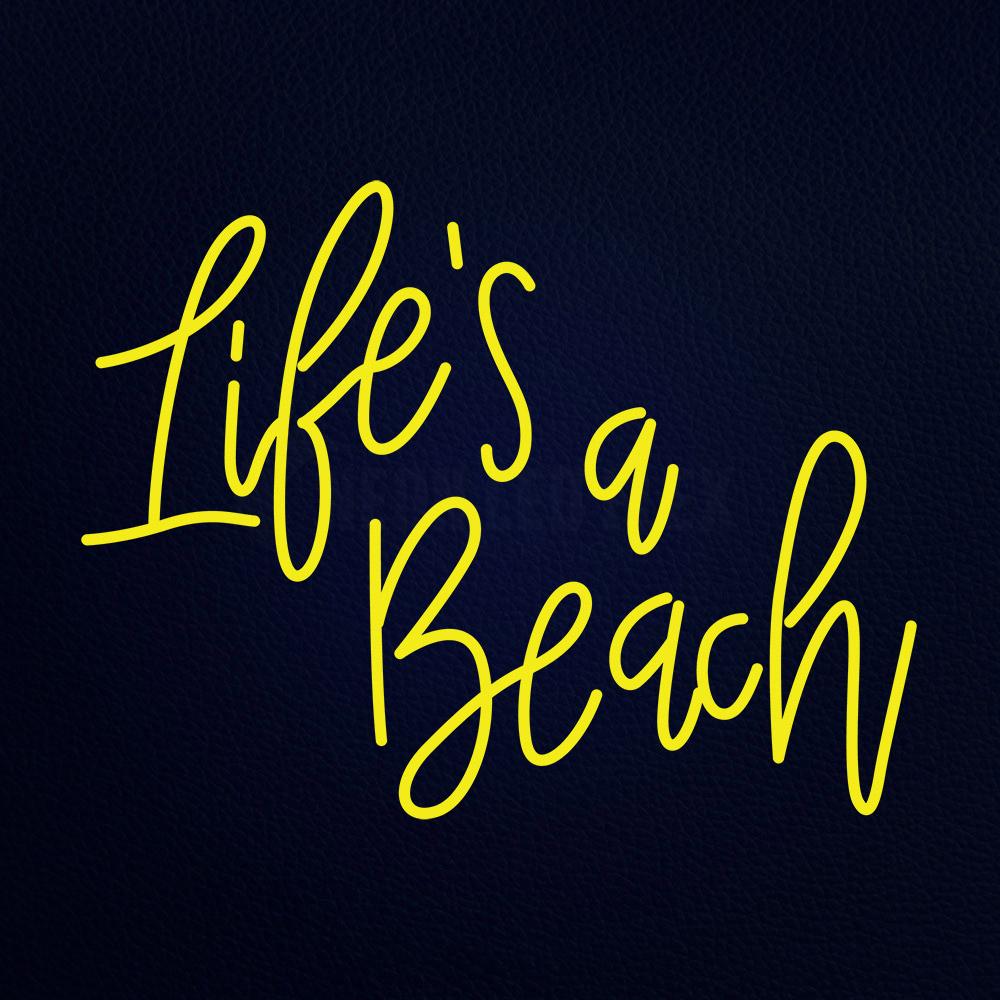 Lifes Beach Neon Flex Sign