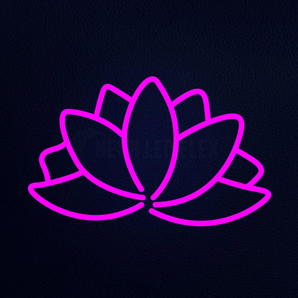 Lotus Flower Neon Flex Sign