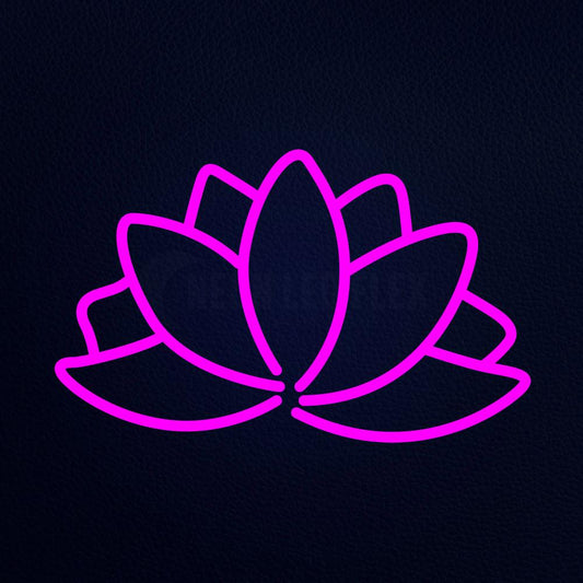 Lotus Flower Neon Flex Sign