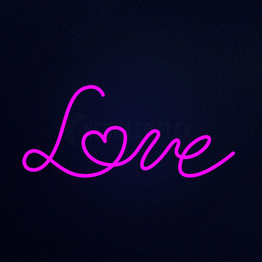 Love Heart Neon Flex Sign