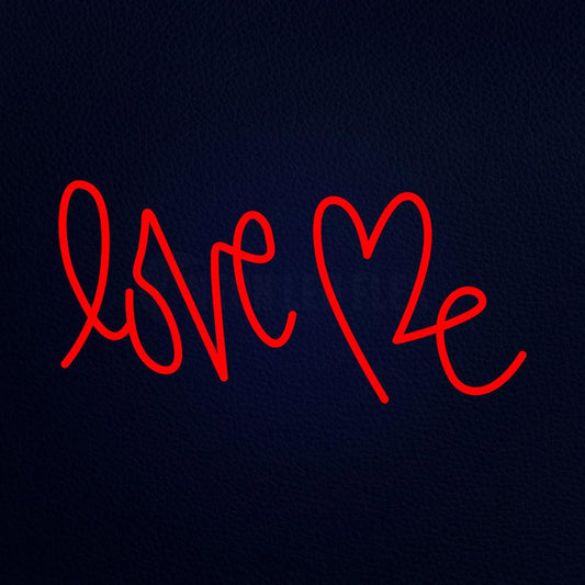 Love Me Neon Flex Sign