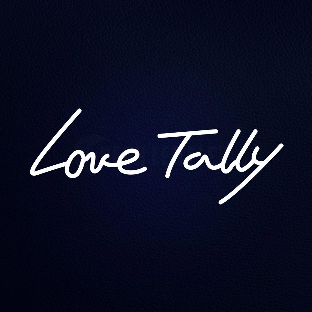 Love Tally Neon Flex Sign