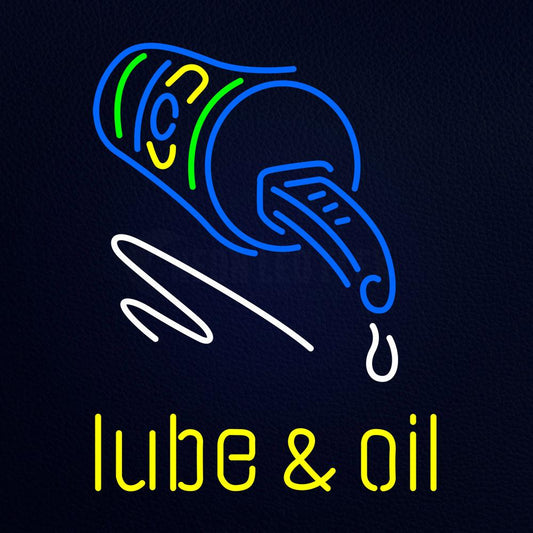 Lube and Oil Neon Flex Sign