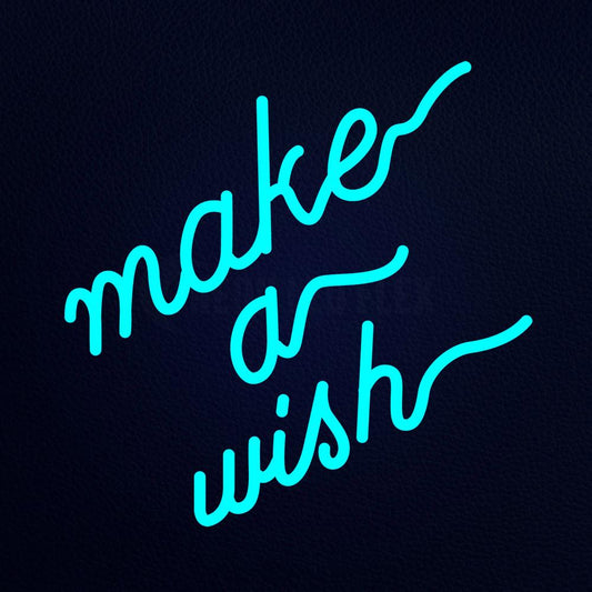 Make a Wish Neon Flex Sign