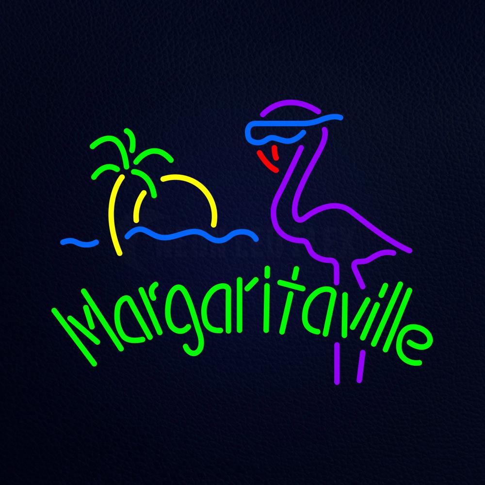 Margaritaville Flamingo Beer Neon Flex Sign