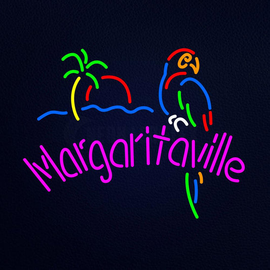 Margaritaville Paradise Parrot Neon Flex Sign