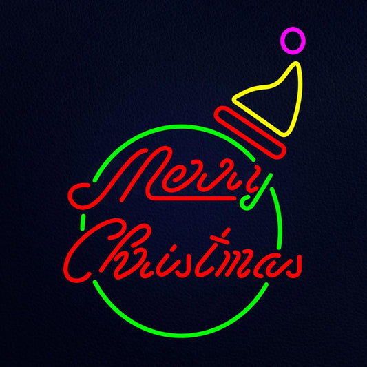 Marry Christmas Logo Neon Flex Sign