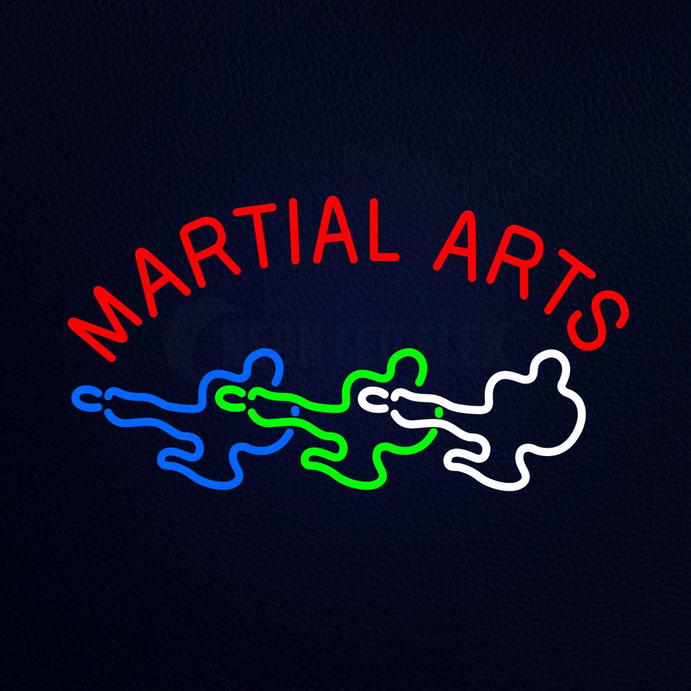 Martial Arts Animated Neon Flex Sign