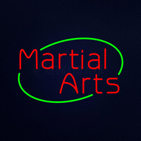 Martial Arts Neon Flex Sign