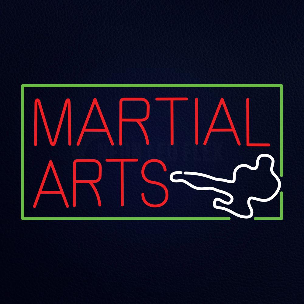 Martial Arts Neon Flex Sign