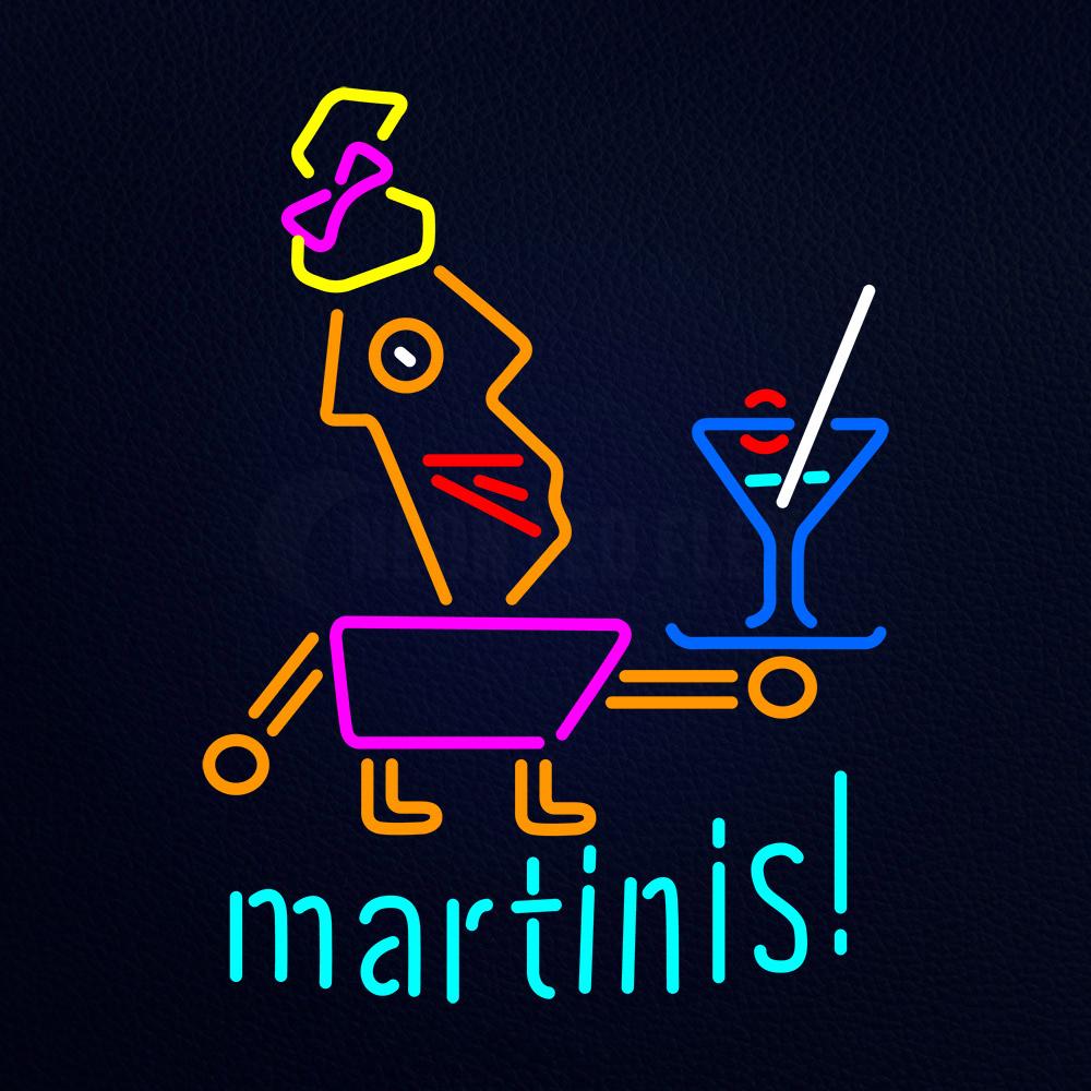 Martini Glass Neon Flex Sign