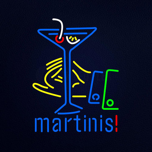 Martinis Neon Flex Sign