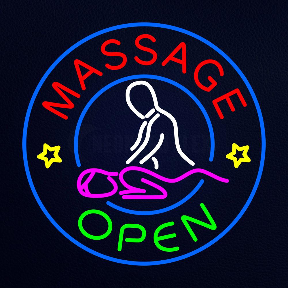 Massage Open Neon Flex Sign