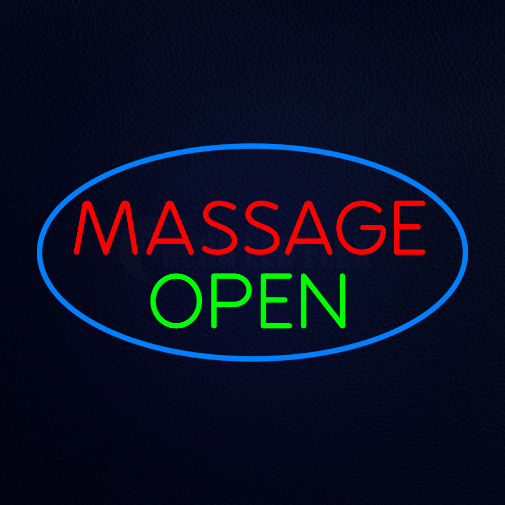 Massage Open LED Neon Sign