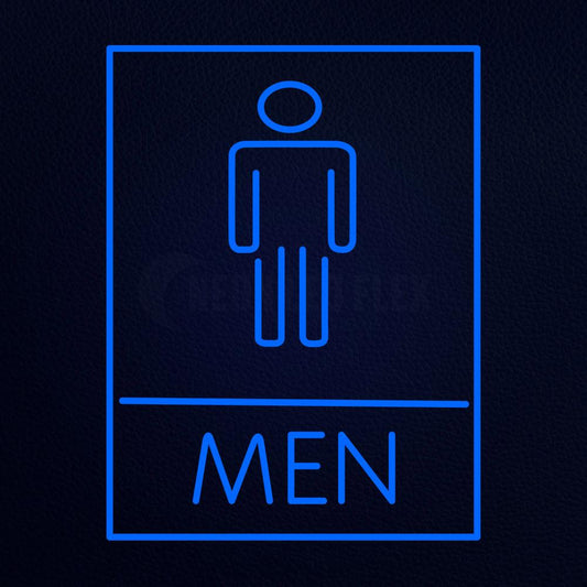 Men Restroom Bar Neon Flex Sign