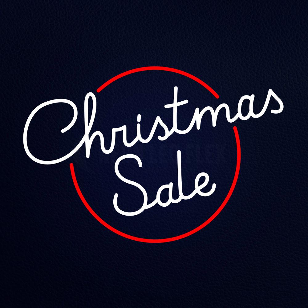 Merry Christmas Sale Neon Flex Sign