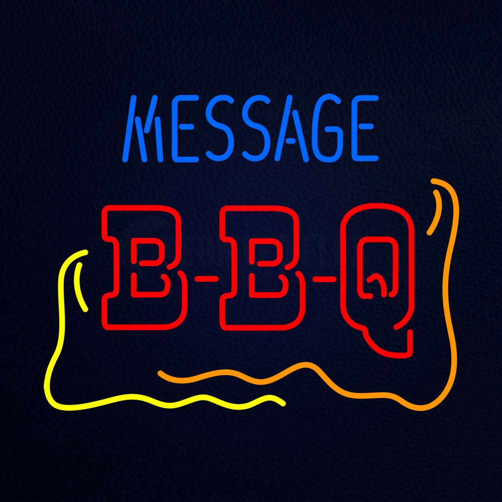 Message Bbq Neon Flex Sign