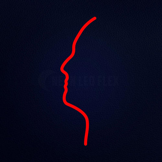 Minimalist Art Face Neon Flex Sign