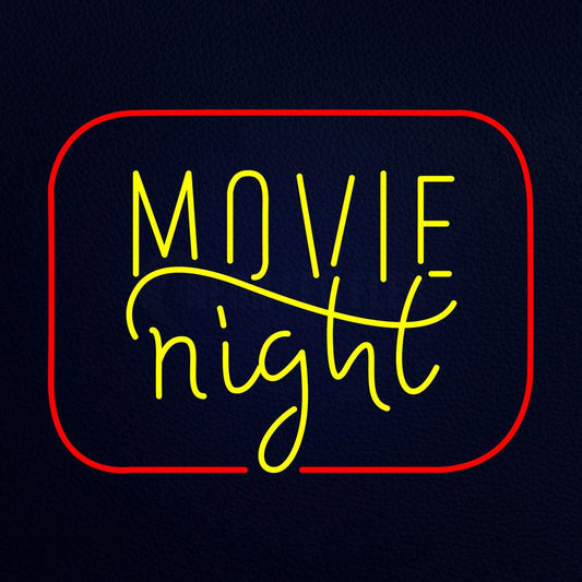 Movie Night Neon Flex Sign