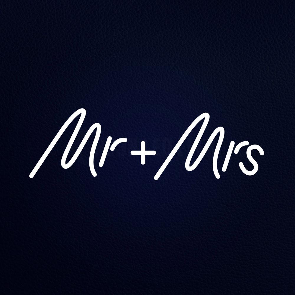 Mr Mrs Neon Flex Sign