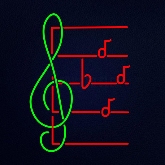 Music Note Neon Flex Sign