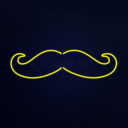 Mustache Neon Flex Sign