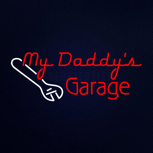 My Daddys Garage Neon Flex Sign