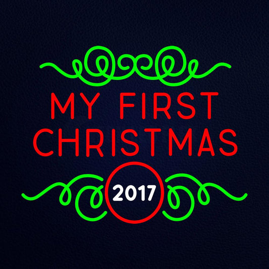 My First Christmas Neon Flex Sign