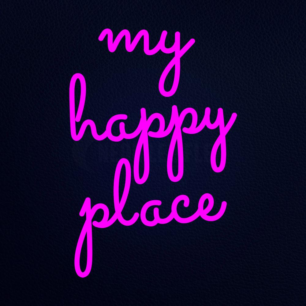 My Happy Place Neon Flex Sign